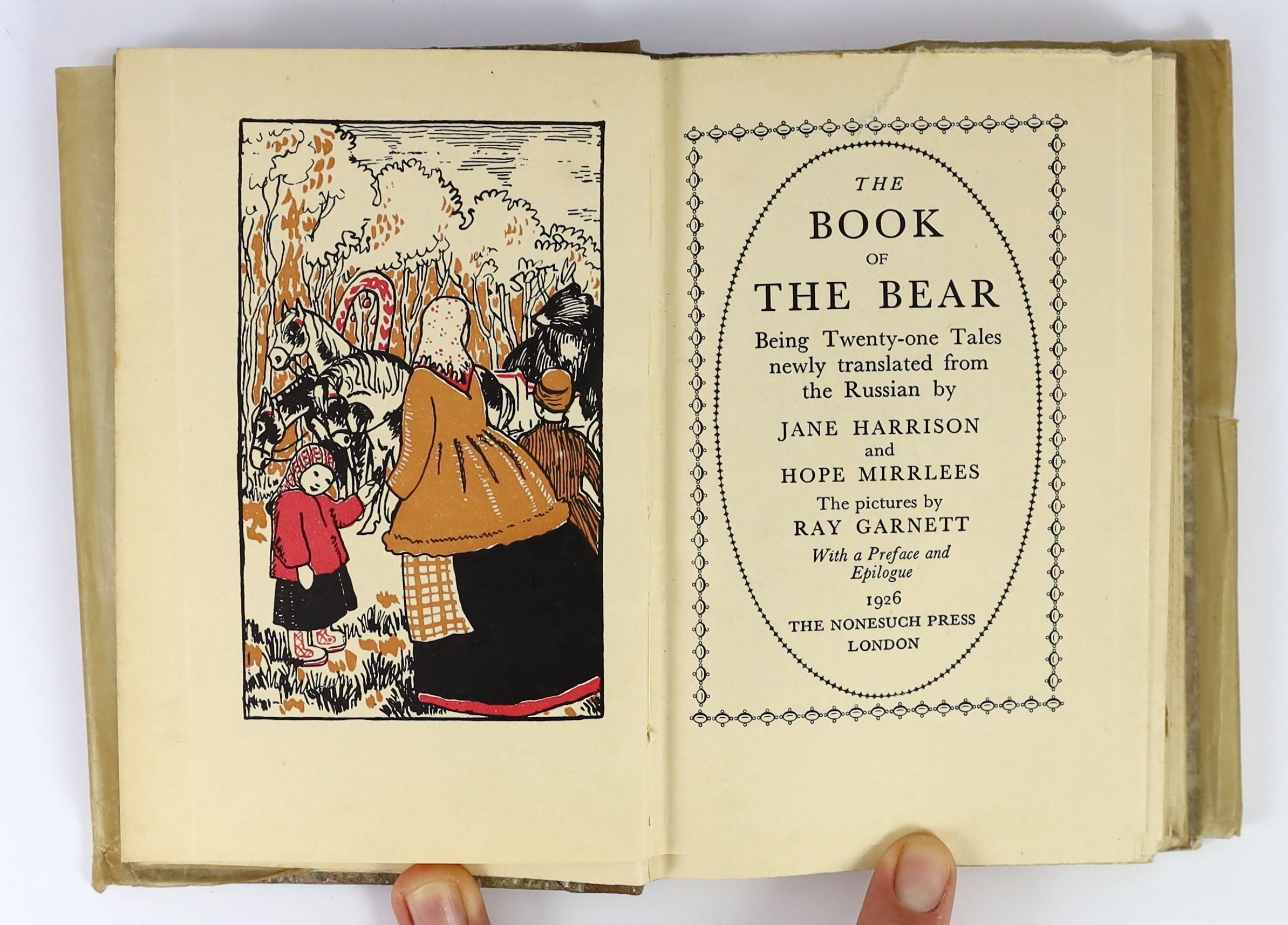 Nonesuch Press 4 works - Philips, Ambrose - The Illustrations of William Blake, one of 1000, 8vo, with a portfolio of 18 extra plates in a rear pocket, 1937; Blake, William - The Book of Thel, one of 850, Victor Gollancz